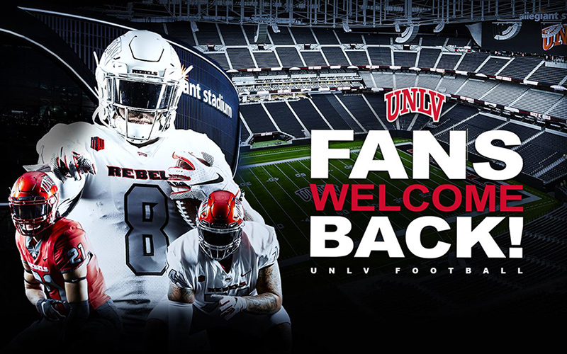 More Info for UNLV announces approval for limited number of fans at football games